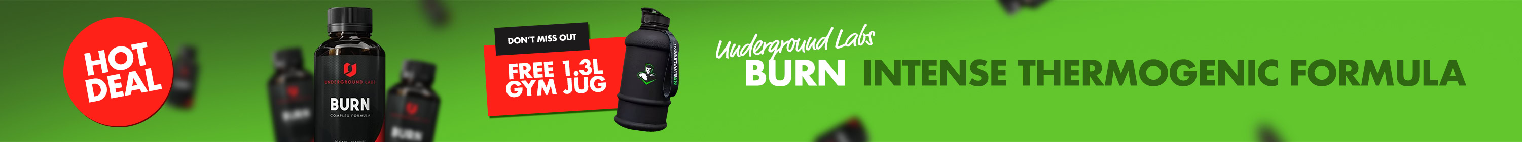 Underground Burn with Free Gym Jug