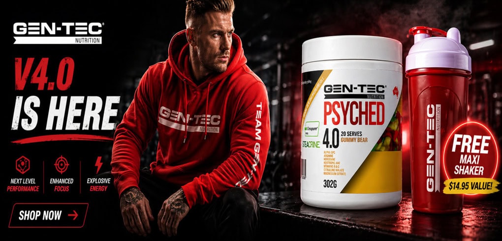 Gen-Tec Psyched V4 + Free Mega Shaker
