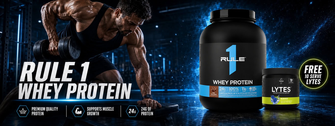 Rule 1 R1 Whey Blend w Free Lytes