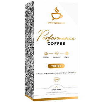 Before You Speak Performance Coffee