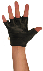Bronx Black Leather Glove