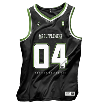 Mr Supplement Retro Basketball Singlet
