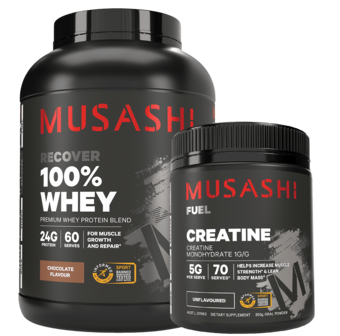 Musashi 100% Whey + Creatine Bundle