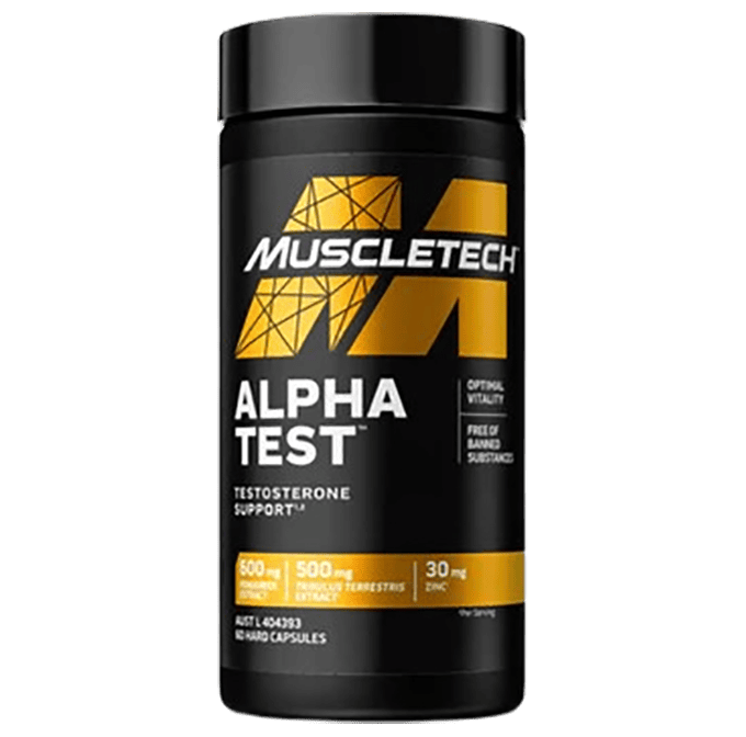 Muscletech Alpha Test | Testosterone Capsules | Mr Supplement