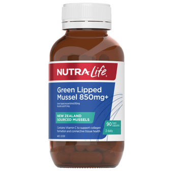 Nutra-Life Green Lipped Mussel 850mg+
