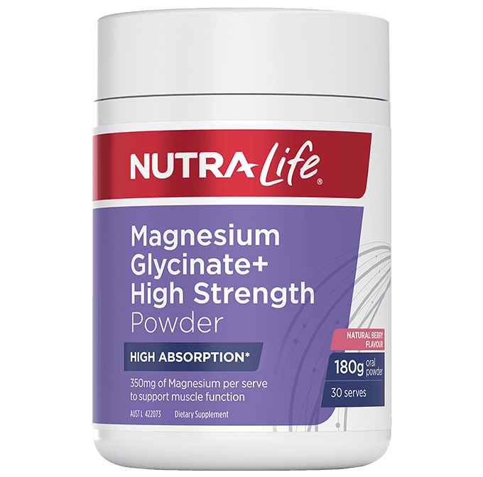 Magnesium Glycinate + High Strength Powder
