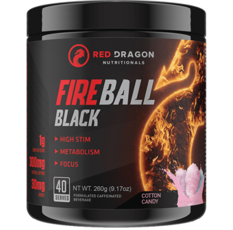 Red Dragon Fireball Black