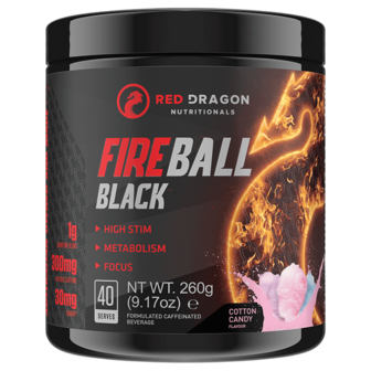 Red Dragon Fireball Black