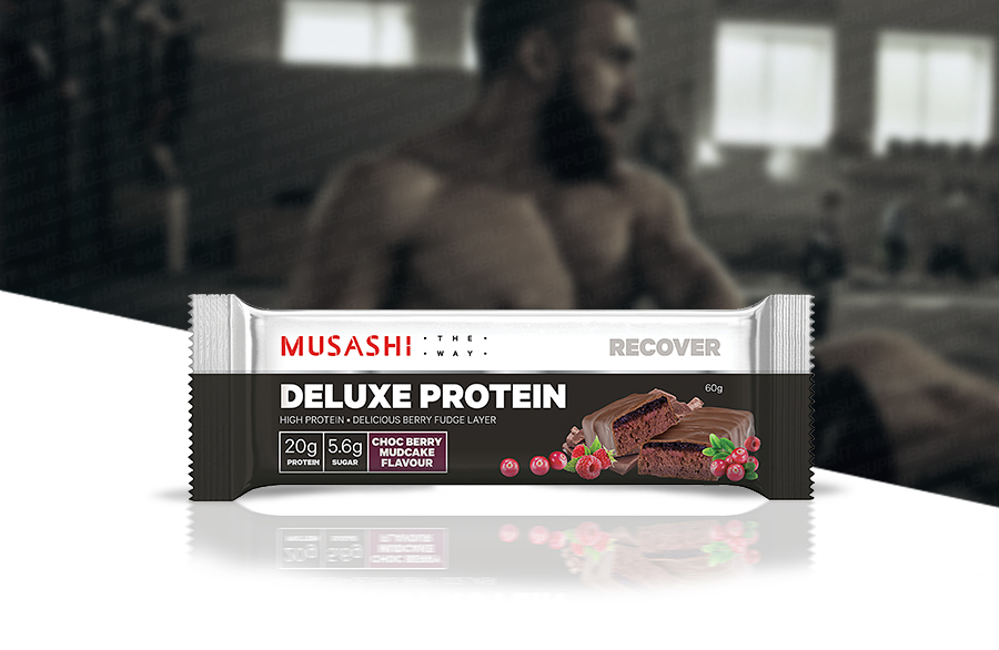 Deluxe Bar by Musashi High Protein Bars Mr Supplement